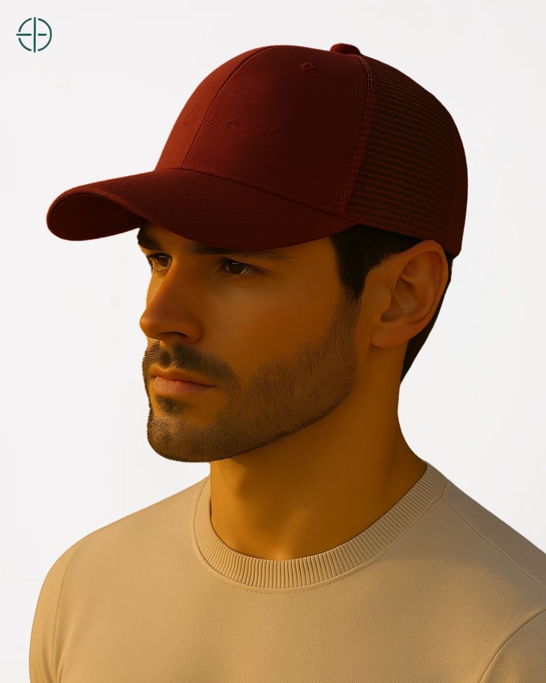 Boné masculino com telinha de qualidade e design old money

