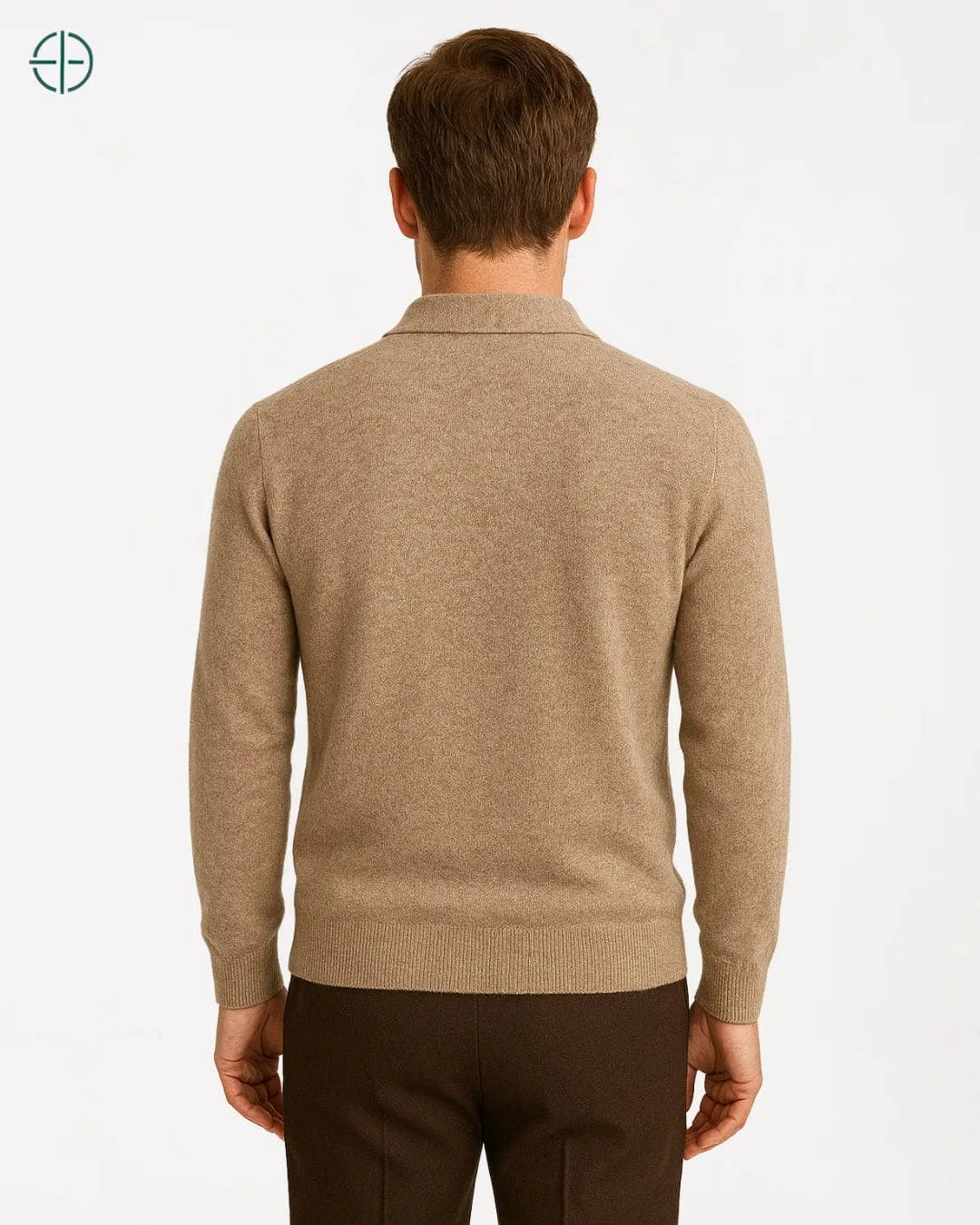 Polo 3 Botões Masculina 100% Caxemira | Rest Money™